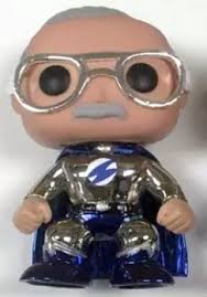 Also has ten associated pop! Stan Lee Superhero Blue Metallic Pop Stan Lee Action Figure 3
