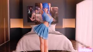 Anime girl 3D dancing sexy