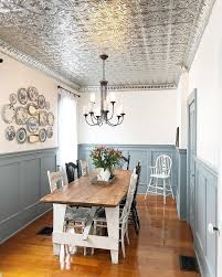 Producing The Highest Quality Tin Ceiling And Backsplash Tiles Since 2002 American Tin Ceilings Prides Itself On American Tin Ceiling Tin Ceiling Tin Interior