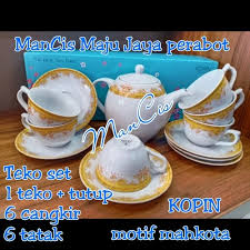 Harga keramik dan gambarnya, harga keramik 40x40 paling murah, harga harga keramik adalah salah satu bagian signifikan untuk dekorasi tempat tinggal idaman sekiranya yang menentukan konsep minimalis, modern ataupun mewah. Jual Teko Set Cangkir Kopi Teh Motif Mahkota Kopin Keramik Porcelain Gojek Kota Tangerang Mancis Maju Jaya Perabot Tokopedia