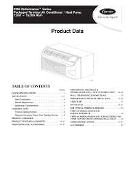 There are no standards for hvac control wiring. Carrier Comfort 52c Series Product Information Manualzz