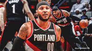 The knicks take on the milwaukee bucks as carmelo scores 27 points and adds 10 rebounds. Blazers News Carmelo Anthony Reacts To His Portland Debut Carmelo Anthony Anthony Trail Blazers