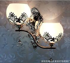 Available in several designs with elaborate carving detail, these wall sconces are destined to brighten up any room with their crystals glistening in a soft glow. Double Head Milky White Modern Led Compatible Crystal Bath Wall Sconce Lighting Fixture Bedroom Bathroom Lamp Gold Lamps Light Fixtures Tools Home Improvement Urbytus Com