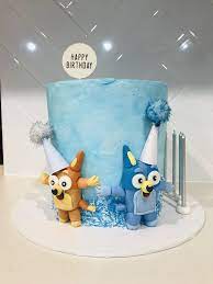 Bluey And Bingo Birthday Cake Unicorn Birthday Party Decorations 4th Birthday Cakes Birthday Cake Kids