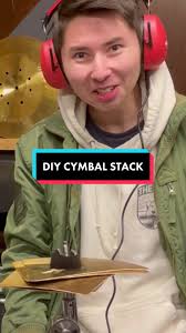 Diy cymbal stack #drums
