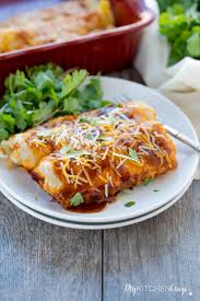 I'll admit it, i love flour tortillas. Beef And Potato Enchiladas My Kitchen Craze