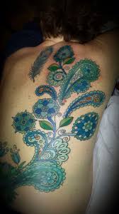 Below are a few aspects in no particular order. Paisley Back Tattoo By Carrie Black Des Moines Iowa Tattoos Back Tattoo Paisley