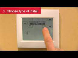Just set the time and day. Visionpro 8000 7 Day Programmable Thermostat