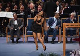 Ariana Grande Groped At Aretha Franklin's Funeral?