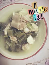 Sayur sop ini salah satu masakan versi malas saya. Bakut Sayur Asin