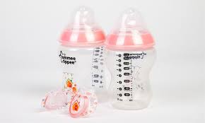 An empty tommee tippee bottle is very light and the measurements are 6 x 3 x 4 inches. Tommee Tippee Bottle Set Groupon Goods