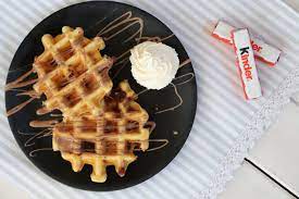 Rezept Belgische Waffeln Mit Kinderschokolade Lavendelblog