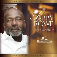 Rowe, Larry, of Bridgeport, CT, died