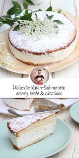 Holunder Sahne Torte Rezept Mit Bildern Sahnetorte Torten Selber Backen Kuchen Und Torten