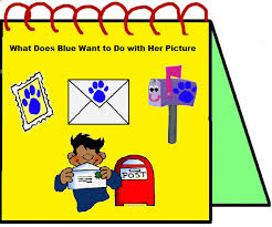 Clues From What Does Blue Want To Do With Her Picture Blue S Clues Pictures Blues Clues