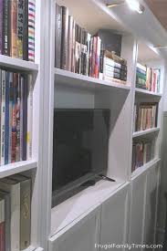 The billy bookcase is one of those ikea products that you buy for your dorm room and hold onto for years after graduation. How To Make A Diy Wall To Wall Ikea Built In Bookcase A Billy Bookshelf Hack Frugal Family Times