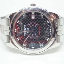 Swiss quartz chronograph with carbon fiber dial, stainless steel and carbon fiber case. Tissot Pr50 Nascar Special Edition Carbon Fiber Dial Swiss Quartz Mens Watch Watchcharts