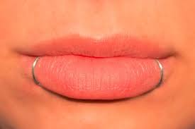 Bug Bite With Black And Blue Ring Around It Fake Lip Ring Snake Bites Kit 2 Lip Rings Gold Silver Black Body Piercings Fake Lip Ring Snake Bites Fake Lips