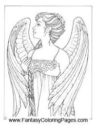 A guardian angel is an angel that is assigned to protect and guide a particular person, group, kingdom, or country. Pin By Jen Kelmar On My Coloring Pages Angel Coloring Pages Angel Coloring Page Coloring Pages Fantasy