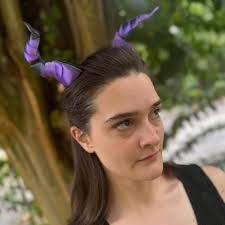 Costume Tiefling/dragon Horns With Adjustable Headband Clips