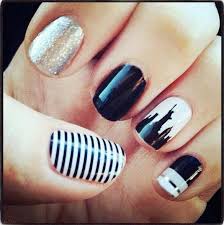 30 Super Creative Black And White Nail Art Designs Be Modish Nyc Nails Manicure Nail Designs Black And White Nail Art