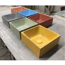 Plint 30 Concrete Sink Top Washbasin Colored Sinks Concrete Sink Sink Top