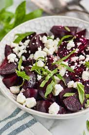 Easy Beet Salad Recipe Yummly Recipe Beet Salad With Feta Beet Salad Beet Salad Recipes