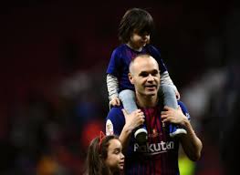 Image result for INiesta bids farewell to barca