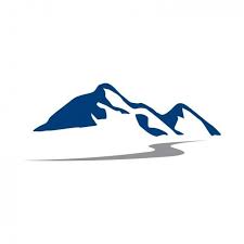 Blue Mountain Logo Vector And Png Mountain Logos Nature Logo Design Mountain Images
