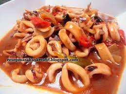 Resep Cumi Saus Padang Resep Masakan Indonesia Indonesian Food Recipes Masakan Indonesia Resep Masakan Resep Masakan Indonesia