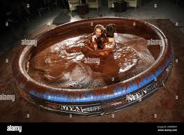 Image result for chocolate wrestling