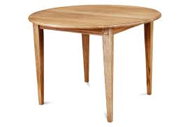 Table en chêne doré massif. Table Ronde Extensible En Chene Massif Une Allonge Hellin