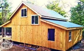 A Frame Cabin Kit Timber Frame Home Kit Post And Beam Cottage Timber Frame Cabin Cabin Kits Cottage Plan