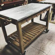 Potting table contains two wooden wheels to easily tilt and move around your garden or into the sunshine when potting. Kitchen Table On Wheels Nadeau Birmingham