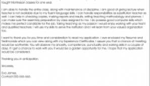 Cover Letter For Montessori Teachers On Sale