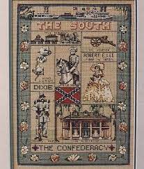 My collection of knitting chart patterns, jacquard style of knitting for children. Civil War Cross Stitch Sampler The South Cross Stitch Cross Stitch Sampler Patterns Cross Stitch Embroidery