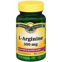Spring Valley L Arginine Capsules 500 Mg 50 Ct Walmart Com Health Health And Beauty Tips Body Health
