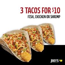 Dip into beer batter, and fry until crisp and golden brown. We Have Tacos Joey S Restaurants Edmonton Manning Facebook