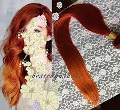 Blends naturally with your own hair. Ajf Orange Hair Extensions Human Nalan Com Sg
