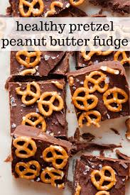 Easy Healthy Pretzel Freezer Fudge Erin Lives Whole Recipe In 2020 Healthy Pretzels Dessert Recipes Easy Healthy Peanut Butter