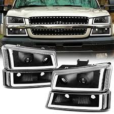 See more ideas about angel eye headlights, headlights, custom headlights. Autosaver88 Projector Headlight Assembly Kit For 2003 2004 2005 2006 Chevy Avalanche Silverado 1500 2500 3500 2007 Chevrolet Silverado Classic Pickup Headlamp Black Housing Clear Reflector Amazon Ca Automotive