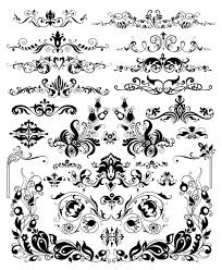 Roundup Of Free Vintage Ornament Floral Vectors Design Elements Vector Shapes Vintage Ornaments