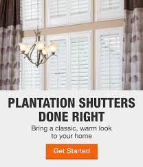 As i looked at this giant screened area, i was reminded of the stained glass windows of churches. Plantation Shutters The Home Depot
