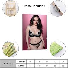 PQAZXCA Famous Actress Kat Dennings Sexy Actress Model Bikini Art Poster  Canvas Wall Art Poster For Room Aesthetic And Decor 30 Pictures For Living  Room Bedroom Decor 24x36inch(60x90cm) : Amazon.ca: Home