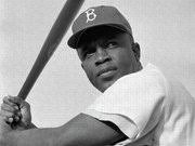 Baseball Legend Jackie Robinson 1954 by Bob Sandberg