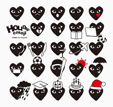 Comme Des Garcons Holiday Emojis By Filip Pagowski Http Www Theinspiration Com 2016 11 Comme Des Garcons Hol Cool Drawings Girl Drawing Comme Des Garcons