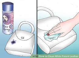 How To Clean Patent Leather White Patent Leather Shoes Leather Bag Cleaning Diy Leather Bag