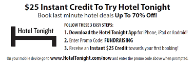 If You Have An Android Iphone Or Ipad Go To Www Hoteltonight Com Now And Get An Instant 25 Credit Toward Personal Fundraising Entertaining Books Fundraising