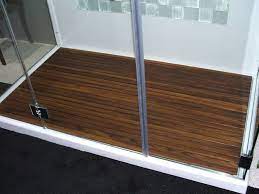 Custom Teak Mat For Walk In Shower Teak Shower Floor Teak Shower Shower Floor
