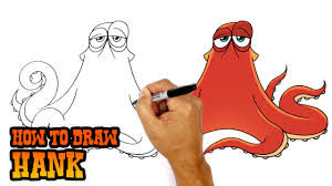 Grab your markers and follow along with us! How To Draw Hank Finding Dory Youtube